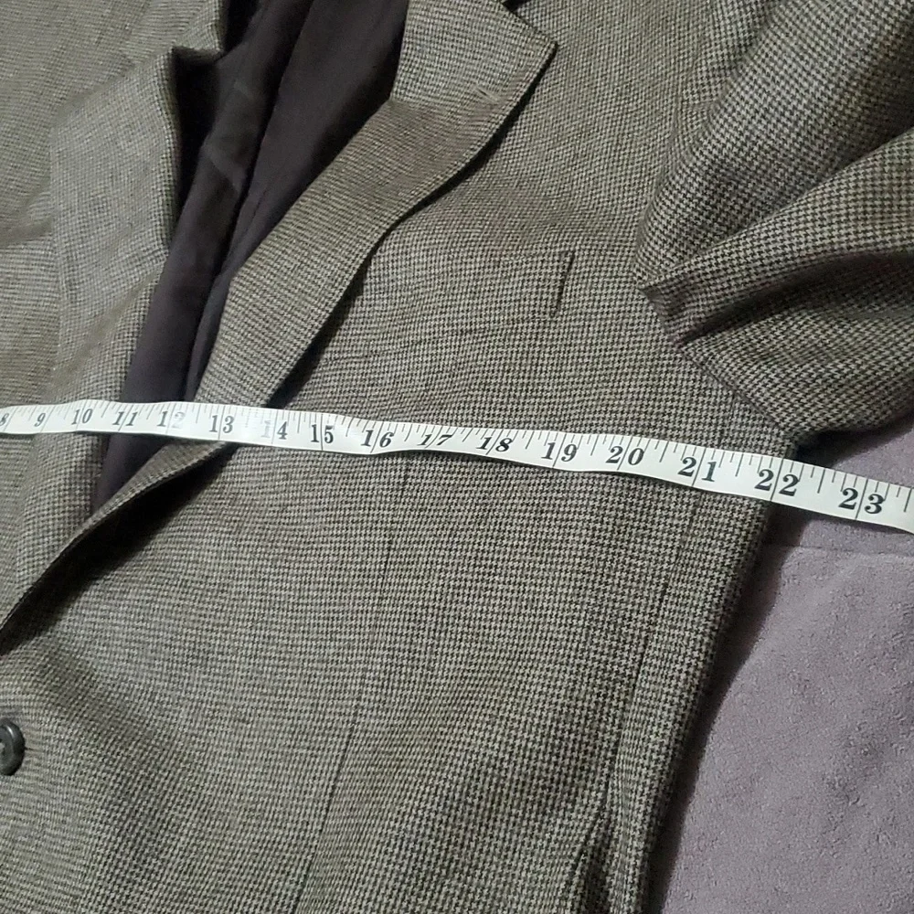 Lands' End Wool Cashmere Blend Blazer Sport Jacket 44R
